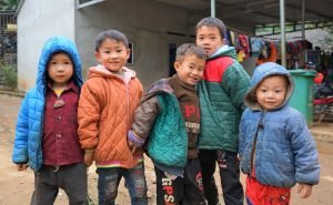 Kids in Ha Giang in Nature
